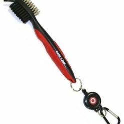 Global Tour Golf Player's Aid Bulls-Eye Brush Black