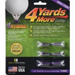 Green Keepers 4 Yards More Golf Tee -Single Iron Shop 4yardsmore purple