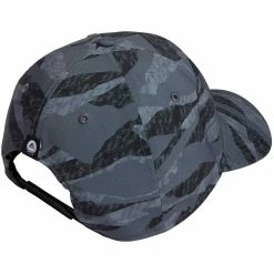 Adidas 2022 Tour Print Hat -Single Iron Shop adidas tour print hat black back itempicture 1