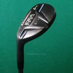 LH Lady Adams Golf Idea Tech V3 Hybrid 6 Iron ProLaunch-HL Blue Graphite Regular