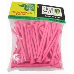 Charter Tree Saver Eco-Friendly 3 1/4" Golf Tees -Single Iron Shop charter tree saver eco friendly 3 1 4 inch golf tees pink itempicture