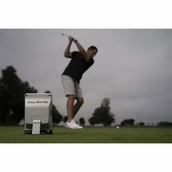 Full Swing KIT Golf Launch Monitor -Single Iron Shop full swing launch monitor phone in action itempicture
