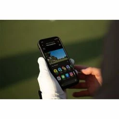 Full Swing KIT Golf Launch Monitor -Single Iron Shop full swing launch monitor phone in hand itempicture