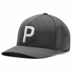 Puma P Snapback Hat -Single Iron Shop golf hat 2020 puma p 110 snapback hat quiet shade bright white itempicture 1