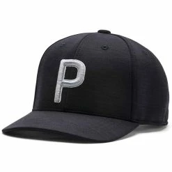 Puma Youth P Snapback Hat -Single Iron Shop golf hat puma youth hat peacoat quarry itempicture