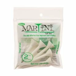 Martini Golf Tees Midsize Tees -Single Iron Shop martini tees midsize white