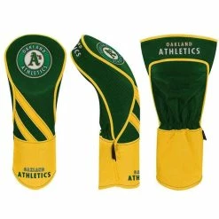 Team Effort MLB Driver Headcover -Single Iron Shop mcarthur sports mlb driver headcover oakland athletics