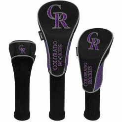 Team Effort MLB Set Of 3 Headcovers 34 Team Effort MLB Set Of 3 Headcovers -Single Iron Shop mcarthur sports mlb set of 3 headcovers colorado rockies