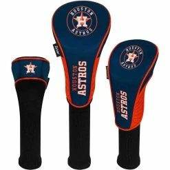 Team Effort MLB Set Of 3 Headcovers 35 Team Effort MLB Set Of 3 Headcovers -Single Iron Shop mcarthur sports mlb set of 3 headcovers houston astros