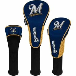 Team Effort MLB Set Of 3 Headcovers 39 Team Effort MLB Set Of 3 Headcovers -Single Iron Shop mcarthur sports mlb set of 3 headcovers milwaukee brewers