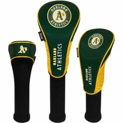 Team Effort MLB Set Of 3 Headcovers 41 Team Effort MLB Set Of 3 Headcovers -Single Iron Shop mcarthur sports mlb set of 3 headcovers oakland athletics