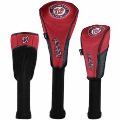Team Effort MLB Set Of 3 Headcovers 50 Team Effort MLB Set Of 3 Headcovers -Single Iron Shop mcarthur sports mlb set of 3 headcovers washington nationals 1