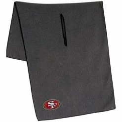 Team Effort NFL 19" X 41" Grey Microfiber Towel -Single Iron Shop mcarthur sports nfl grey microfiber towel san francisco 49ers