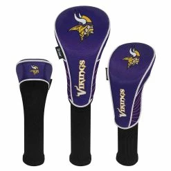 Team Effort NFL Set Of 3 Headcovers -Single Iron Shop mcarthur sports nfl set of 3 headcovers minnesota vikings