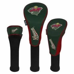 Team Effort NHL Set Of 3 Headcovers -Single Iron Shop mcarthur sports nhl set of 3 headcovers minnesota wild