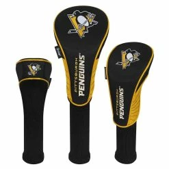 Team Effort NHL Set Of 3 Headcovers -Single Iron Shop mcarthur sports nhl set of 3 headcovers pittsburgh penguins