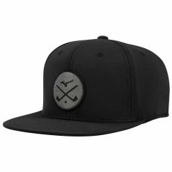 Mizuno Crossed Clubs Snapback Hat -Single Iron Shop mizuno crossed clubs snapback hat black itempicture