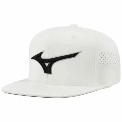 Mizuno Tour Flat Snapback Hat -Single Iron Shop mizuno tour flat bill snapback hat white black itempicture