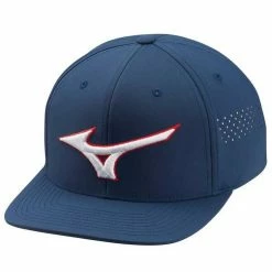 Mizuno Tour Flat Snapback Hat -Single Iron Shop mizuno tour flat snapback hat navy itempicture