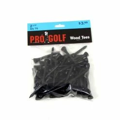 Pro Golf Discount Pro Golf 2 1/8 Inch Wood Tees -Single Iron Shop pro golf 2 1 8 inch wood tees black itempicture