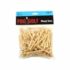 Pro Golf Discount Pro Golf 2 1/8 Inch Wood Tees -Single Iron Shop pro golf 2 1 8 inch wood tees natural itempicture