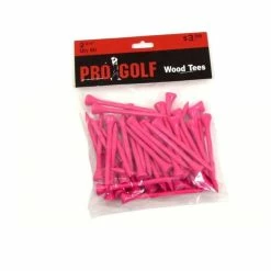 Pro Golf Discount Pro Golf 2 3/4 Inch Wood Tees -Single Iron Shop pro golf 2 3 4 inch wood tees 2 75 inch neon pink 50 pack itempicture