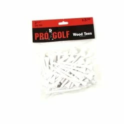 Pro Golf Discount Pro Golf 2 3/4 Inch Wood Tees -Single Iron Shop pro golf 2 3 4 inch wood tees 2 75 inch white 50 pack itempicture