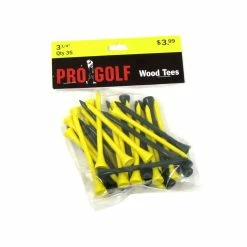 Pro Golf Discount Pro Golf 3 1/4 Inch Wood Tees 15 Pro Golf Discount Pro Golf 3 1/4 Inch Wood Tees -Single Iron Shop pro golf 3 1 4 inch wood tees 3 25 inch green yellow 35 pack itempicture
