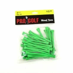 Pro Golf Discount Pro Golf 3 1/4 Inch Wood Tees 17 Pro Golf Discount Pro Golf 3 1/4 Inch Wood Tees -Single Iron Shop pro golf 3 1 4 inch wood tees 3 25 inch neon green 35 pack itempicture