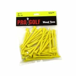 Pro Golf Discount Pro Golf 3 1/4 Inch Wood Tees 16 Pro Golf Discount Pro Golf 3 1/4 Inch Wood Tees -Single Iron Shop pro golf 3 1 4 inch wood tees 3 25 inch yellow 35 pack true itempicture