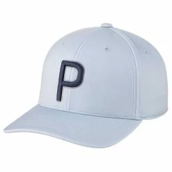 Puma P Snapback Hat -Single Iron Shop puma 2022 p snapback hat quiet shade peacoat itempicture