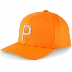 Puma P Snapback Hat -Single Iron Shop puma 2023 p snapback hat rickie orange cool mid grey itempicture