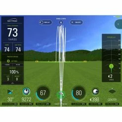 SkyGolf SkyTrak Launch Monitor 16 SkyGolf SkyTrak Launch Monitor -Single Iron Shop skytrak range green setting white tracer only