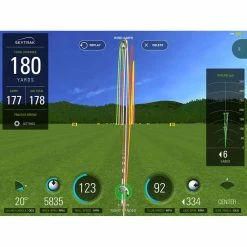 SkyGolf SkyTrak Launch Monitor 18 SkyGolf SkyTrak Launch Monitor -Single Iron Shop skytrak range multi color shot tracer 180 yrd