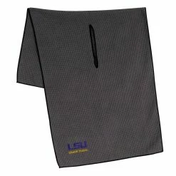 Team Effort NCAA 19" X 41" Grey Microfiber Towel 45 Team Effort NCAA 19" X 41" Grey Microfiber Towel -Single Iron Shop te 20mtg lsu tigers 1