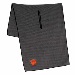 Team Effort NCAA 19" X 41" Grey Microfiber Towel 41 Team Effort NCAA 19" X 41" Grey Microfiber Towel -Single Iron Shop te 22mtg clemson tigers 1