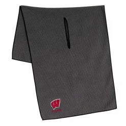 Team Effort NCAA 19" X 41" Grey Microfiber Towel 63 Team Effort NCAA 19" X 41" Grey Microfiber Towel -Single Iron Shop te 23mtg wisconsin badgers 1