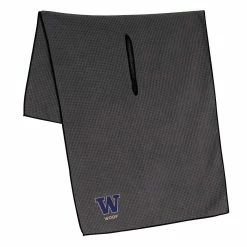 Team Effort NCAA 19" X 41" Grey Microfiber Towel 60 Team Effort NCAA 19" X 41" Grey Microfiber Towel -Single Iron Shop te 25mtg washington huskies 1