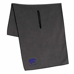 Team Effort NCAA 19" X 41" Grey Microfiber Towel 44 Team Effort NCAA 19" X 41" Grey Microfiber Towel -Single Iron Shop te 50mtg kansas state wildcats 1