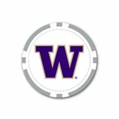 Team Effort NCAA Poker Chip Ball Marker -Single Iron Shop team effort ncaa poker chip ball marker washington