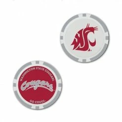Team Effort NCAA Poker Chip Ball Marker -Single Iron Shop team effort ncaa poker chip ball marker washington state