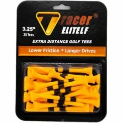 Spikes Golf Tracer Elite Low Friction 3.25" Golf Tees -Single Iron Shop tracer elite low friction 3 25 inch golf tees orange itempicture