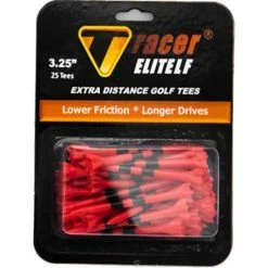 Spikes Golf Tracer Elite Low Friction 3.25" Golf Tees -Single Iron Shop tracer elite low friction 3 25 inch golf tees red itempicture