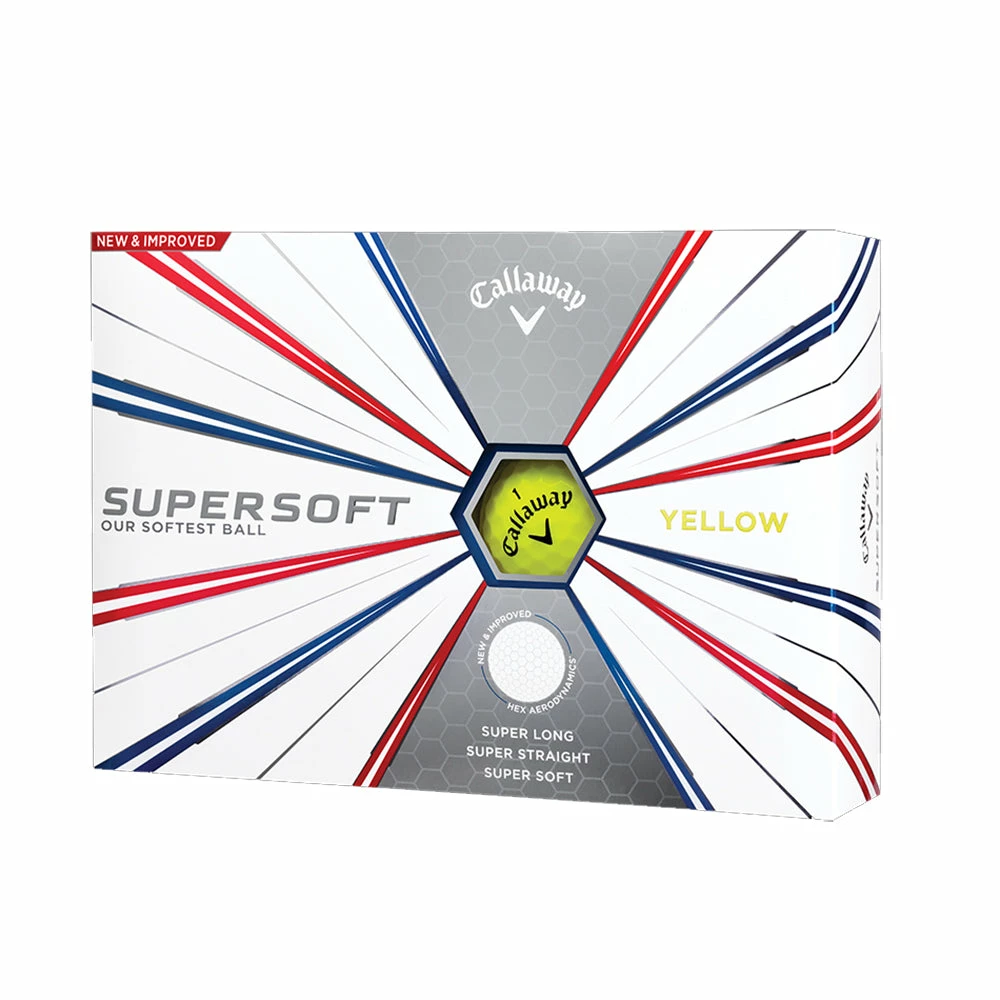 Callaway Supersoft Yellow Golf Balls 1 Callaway Supersoft Yellow Golf Balls