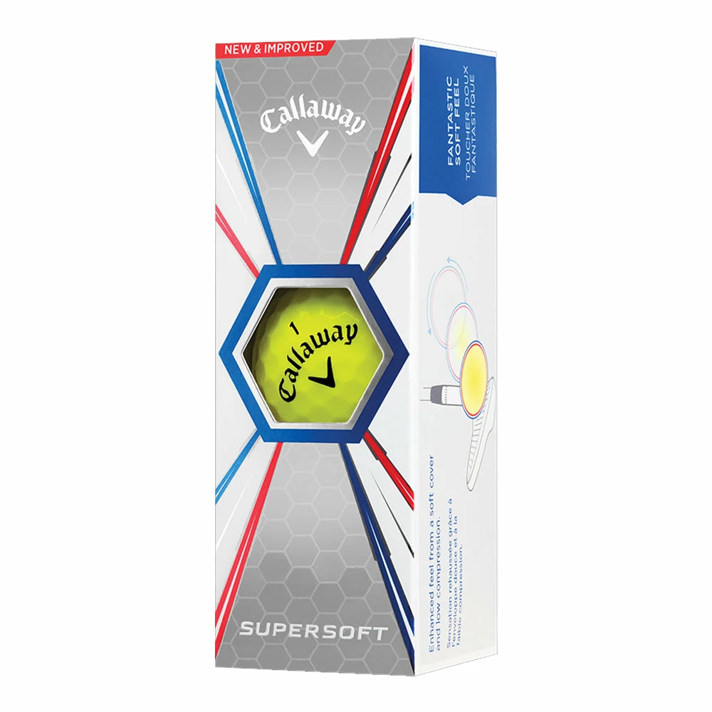 Callaway Supersoft Yellow Golf Balls 2 Callaway Supersoft Yellow Golf Balls - Image 2