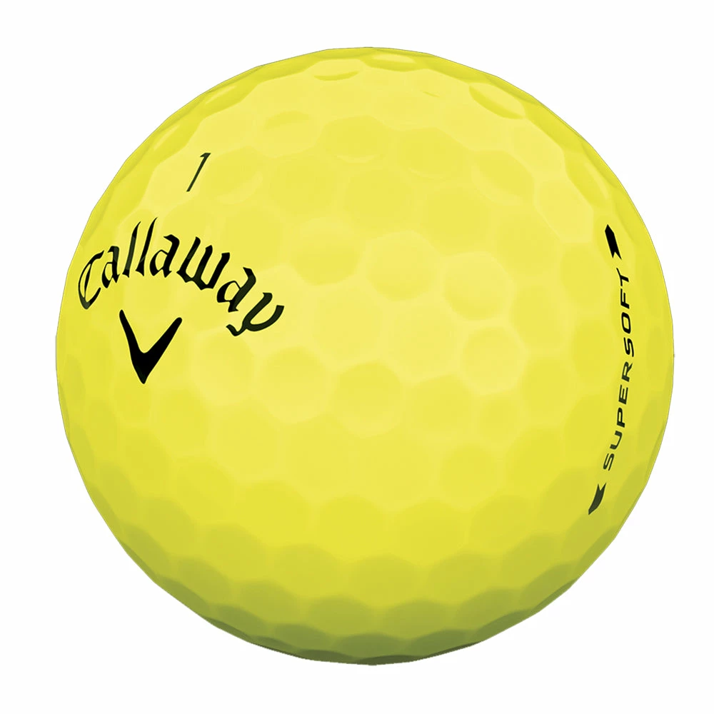 Callaway Supersoft Yellow Golf Balls 3 Callaway Supersoft Yellow Golf Balls - Image 3
