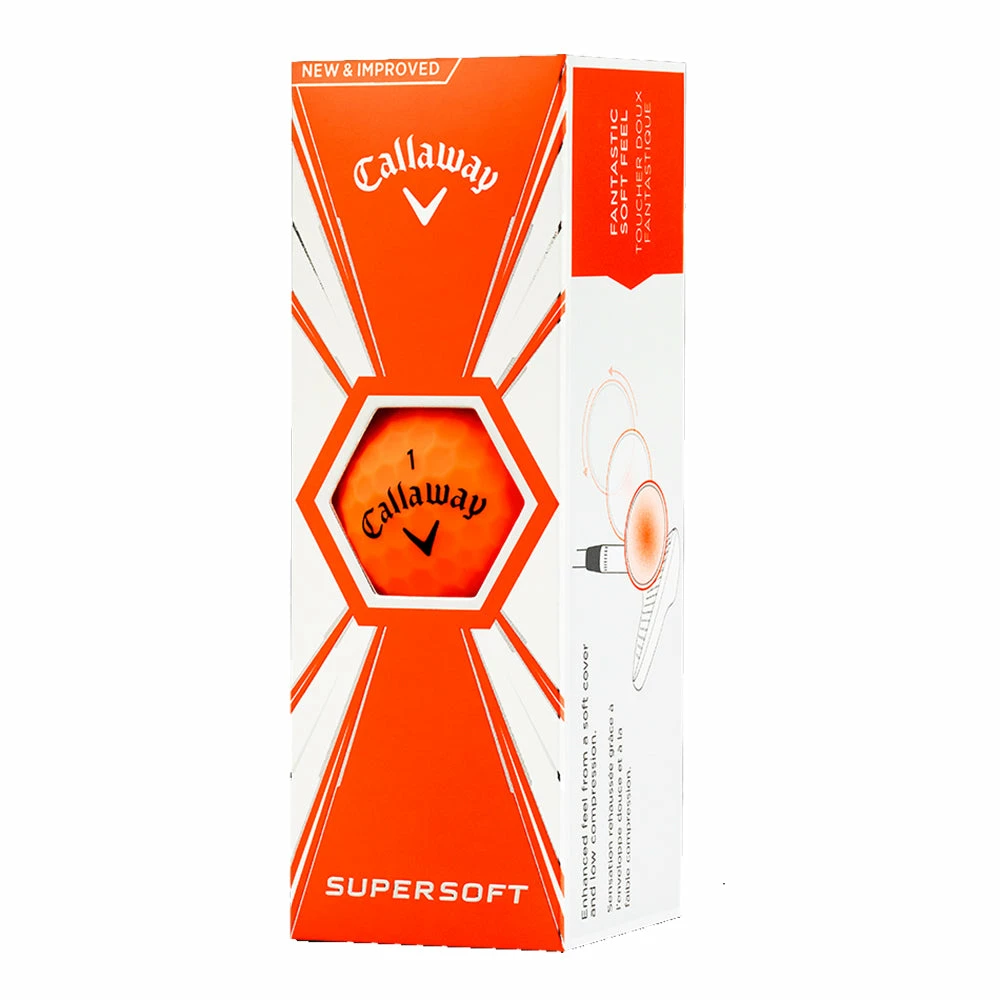 Callaway Supersoft Orange Golf Balls 2 Callaway Supersoft Orange Golf Balls - Image 2
