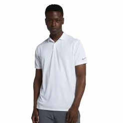 Nike Golf Nike Victory Dri Fit Mens Golf Polo -Single Iron Shop 10280 100WHITE