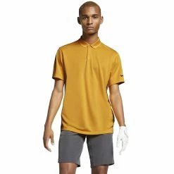 Nike Golf Nike Victory Dri Fit Mens Golf Polo -Single Iron Shop 10280 703CHROMEYELL