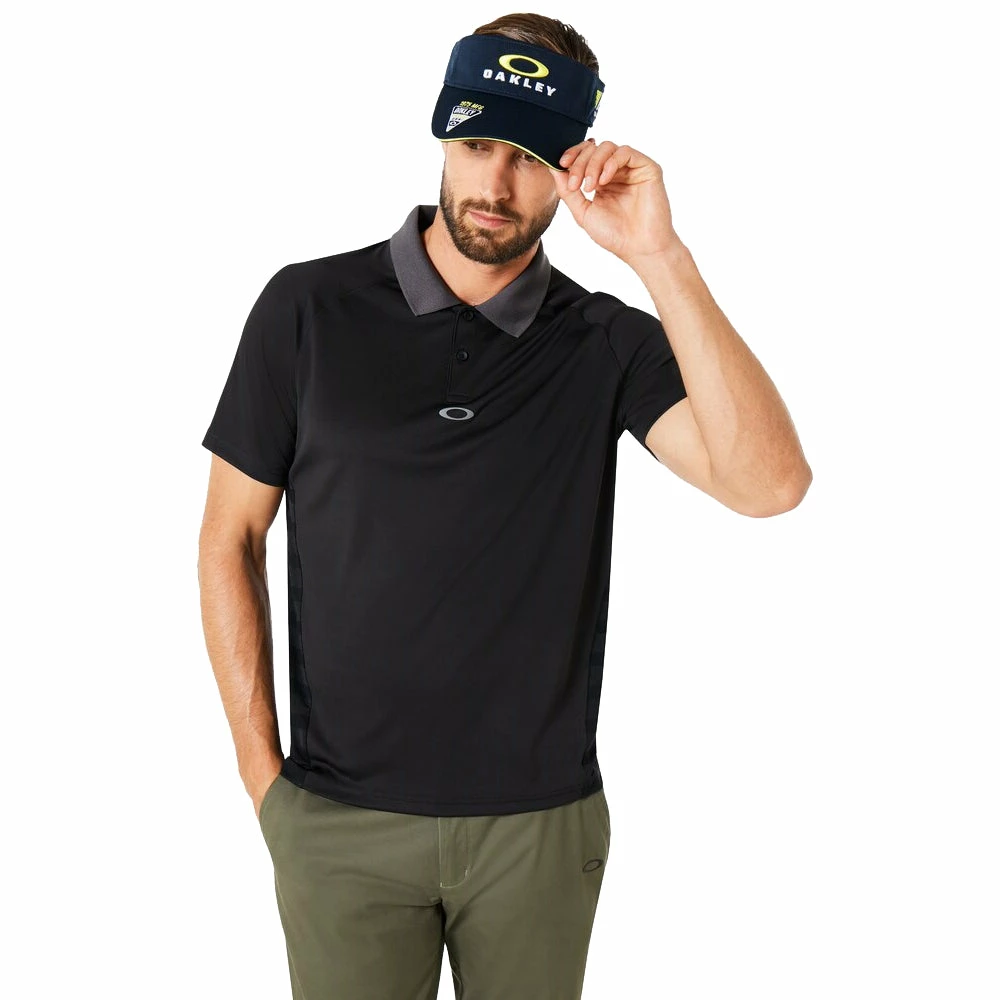 Oakley Back Striped Short Sleeve Mens Golf Polo 1 Oakley Back Striped Short Sleeve Mens Golf Polo